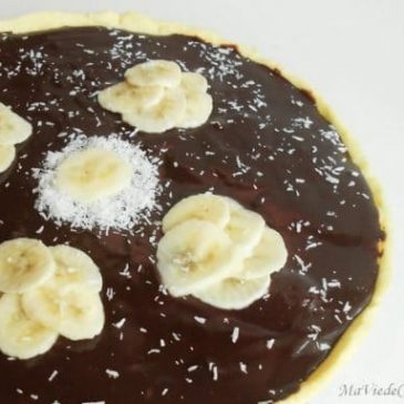 Tarte Banane Chocolat Sans Gluten
