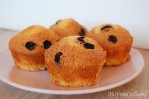 muffins sans gluten vanille raisins secs et sans lactose