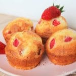 Muffins fraise sans gluten sans lactose