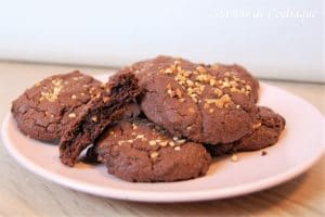 cookies chocolat pralin sans gluten sans lactose